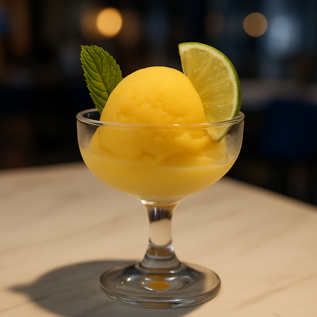 Sorbete De Mango Y Lima
